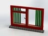 Window with vertical shutters, scale 1 1:32 1:35 5 3d printed 