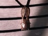 Bunny Earrings and Pendant Set 3d printed Bunny pendant - Stainless Steel