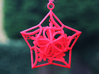 Captured Snowflake - Christmas Ornament 3d printed 