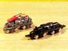 N Scale Baldwin-Westinghouse Steeplecab 3d printed A comparision of the modified chassis (on the left) and the stock chassis (on the right)