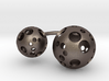 Double Moonball Ring M/L 3d printed 
