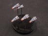 10 Human Alliance Fighters 3d printed painted and assembled