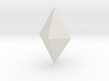Orthorhombic dipyramid 3d printed 