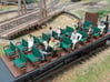 HO scale 1/87 interior for Labelle Combine HO-12  3d printed Add a caption...