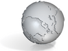 Globe, Hollow, 3/4 Inch Diameter 3d printed 