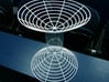 Hyperboloid of two sheets 3d printed 