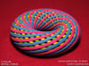4-Color Spiral Torus 3d printed 