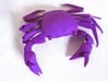 Articulated Crab (Pachygrapsus crassipes) 3d printed Violet Purple Strong & Flexible