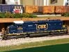 HO scale 1:87 CSX SD40-3 Wabtec Cab 3d printed Completed model by Brad [You are not buying the full locomotive]