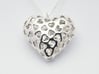 Small hearts, Big love (from $15) 3d printed Polished Silver