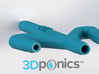 Conduit with Hole - 3Dponics Drip Hydroponics 3d printed Conduit with Hole - 3Dponics Drip Hydroponics