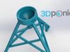 Bottle Stand - 3Dponics 3d printed Bottle Stand - 3Dponics Non-Circulating Hydroponics 