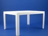 Sei Modern Dining Table 1:12 scale 3d printed 