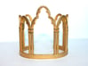 Venetian Window 3d printed Photo of physical model with polished gold Steel finish