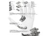 3D Printed Hand Right 3d printed Assembly instructions