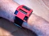 Watchband microSD holder 3d printed Attached to a Pebble smartwatch