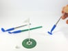 Desk Golf (COMPLETE SET) 3d printed Set in blue,  white, and green. Get your set like this at the button below.