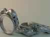 Animal-Skull-Ring  19,5mm inside diameter 3d printed 