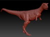 1/40 Carnotaurus - Standing 3d printed Zbrush Render of Sculpt