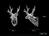 3D Printed Stag Deer 150mm Facing Right  3d printed 