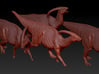 1/40 Parasaurolophus - Hooting 3d printed Example of several models from the Herd Set.