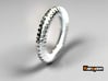  Patrick Circle - Ring 3d printed Polished Silver PREVIEW