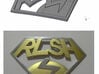 Improved RLSH badge 3d printed 