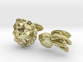 Tortoise and the Hare in 18k Gold Plated Brass