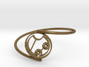 Geneva - Bracelet Thin Spiral in Polished Bronze