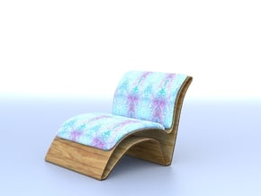 Chair No. 44 in Tan Fine Detail Plastic