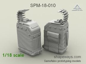1/18 SPM-18-010 LBT MK48 Box Mag in Clear Ultra Fine Detail Plastic