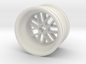 Wheel Design III MkII in White Natural Versatile Plastic