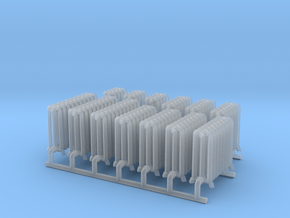 Radiator Assortment 2 HO Scale in Smooth Fine Detail Plastic