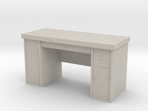 HO Scale Desk  in Natural Sandstone