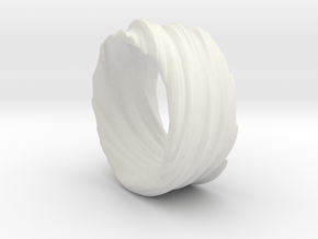 Twisted No.2 in White Natural Versatile Plastic