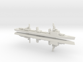 Z-45 1/1800 (Zerstörer Type 1938B) in White Natural Versatile Plastic