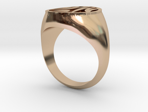 Misfit Ring Size 7 in 14k Rose Gold Plated Brass