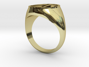 Misfit Ring Size 9 in 18k Gold Plated Brass