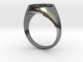 Misfit Ring Size 11.5 in Fine Detail Polished Silver