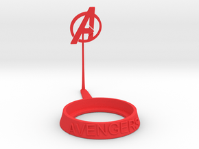 Avengers Shadow Tea-Light Holder in Red Processed Versatile Plastic