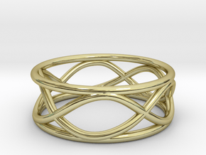Infinity Ring- Size 6 in 18K Gold Plated