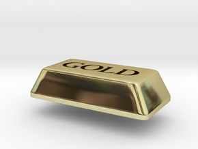 Gold Bar Pendant Necklace in 18k Gold