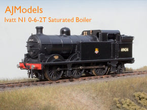 AJModels P01 Ivatt N1 Saturated Boiler, BR-era in Tan Fine Detail Plastic