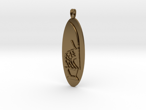 Chi Wara (Chiwara) African Jewelry Symbol in Polished Bronze