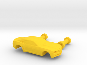Camaro 1:160 in Yellow Processed Versatile Plastic