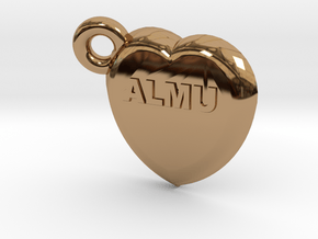 Second ligand heart ALMU in Polished Brass