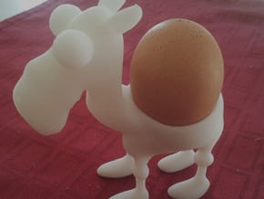 Bardini Camel Eggcup in Black Natural Versatile Plastic