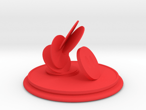 Pog Trophy in Red Processed Versatile Plastic