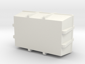 1:20 Cargo box 3 in White Natural Versatile Plastic