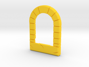 Pinball MM Wizard Stone Arch in Yellow Processed Versatile Plastic